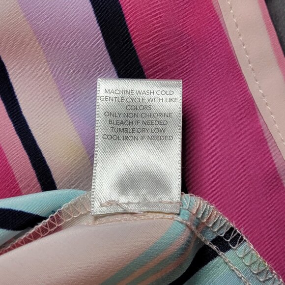 Christopher & Banks Womens Multicolored Striped Tank Top Size XL - Picture 4 of 12